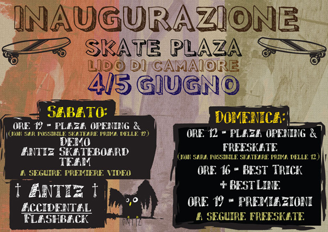 Inaugurazione SkatePlaza Lido di Camaiore: on fire!