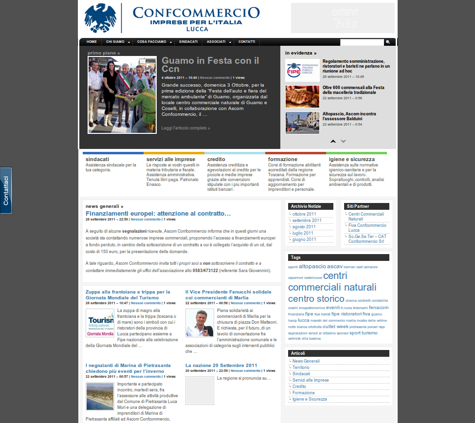 Confcommercio Lucca – Corporate News Site